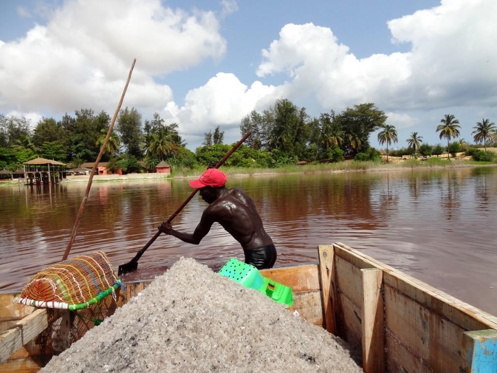 Pink lake Senegal